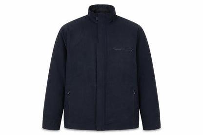Debenhams Men's Blue Cotton Nylon Full Zip Jacket Size S