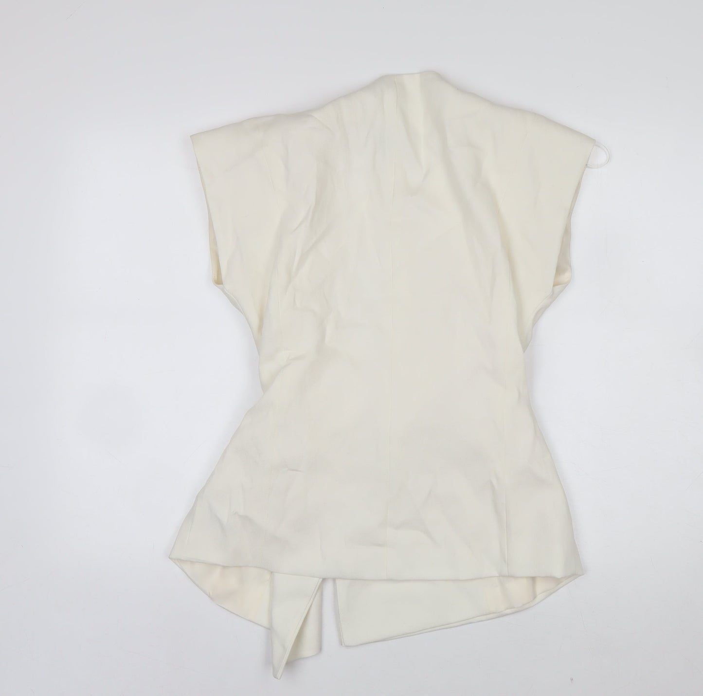 Marks and Spencer Women's Ivory Wrap Blouse Size 10