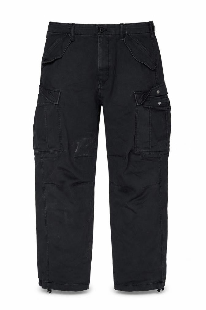 GAP Men's Black 34x32 Regular Fit Cargo Trousers