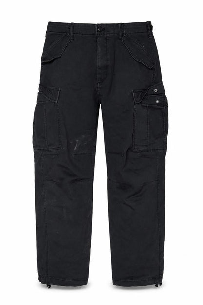 GAP Men's Black 34x32 Regular Fit Cargo Trousers