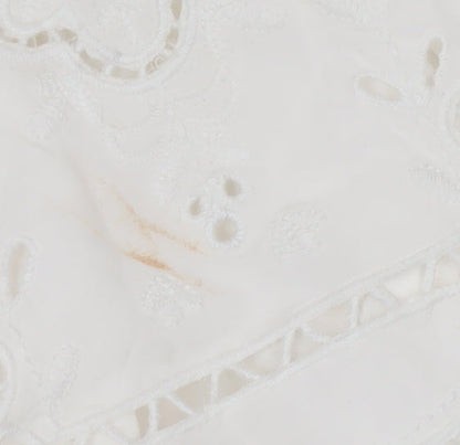 Marks and Spencer Per Una Ivory Embroidered Tunic Blouse Women’s Size 12