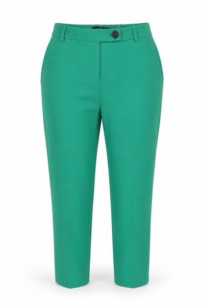 Next Women's Green Tapered Trousers Size 10 Regular Fit