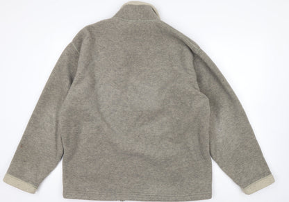Marks and Spencer Men’s Grey Fleece Full Zip Jacket Size M