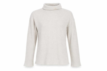 Pull&Bear Women Beige Roll Neck Slim Knit Jumper Size L