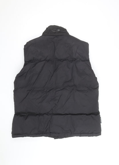 Mountainlife Men Black L Puffer Waistcoat Outdoor Hiking Gilet