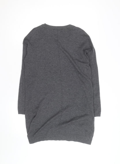 Fat Face Women's Grey Long Sleeve Knit Cardigan L