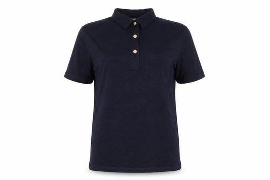 Marks and Spencer Women's Blue Polo Shirt Size 14 Viscose