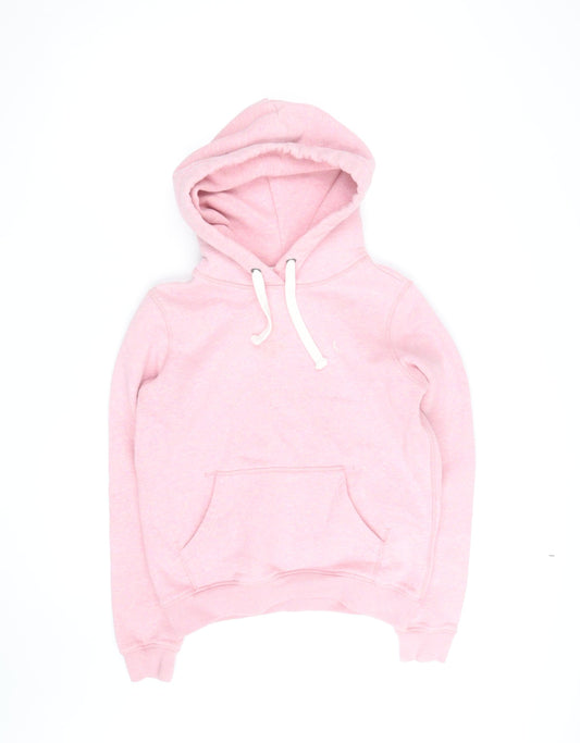 Jack Wills Womens Pink Pullover Hoodie Size 8 Cotton Blend Casual