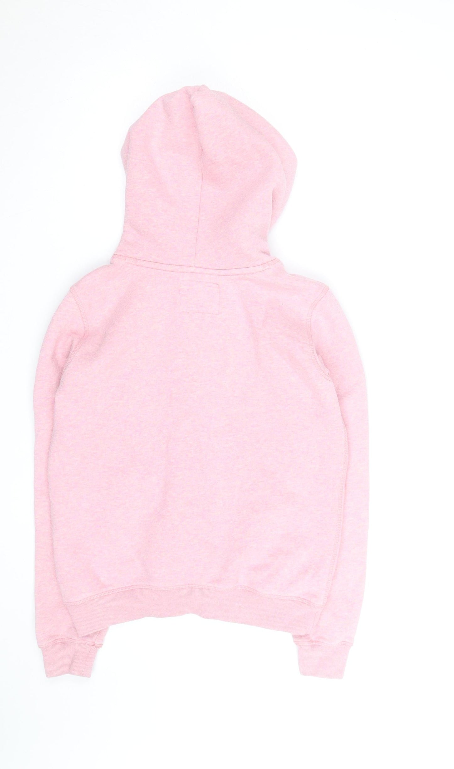 Jack Wills Womens Pink Pullover Hoodie Size 8 Cotton Blend Casual