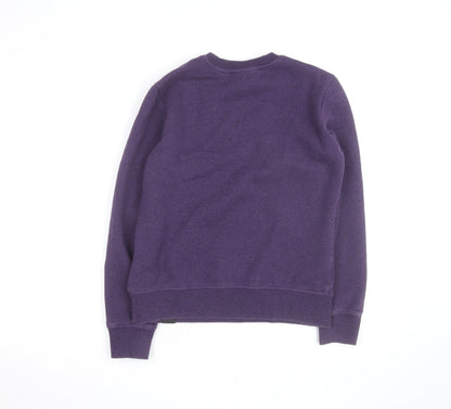Superdry Women's Purple Crew Neck Pullover Sweatshirt Size 10