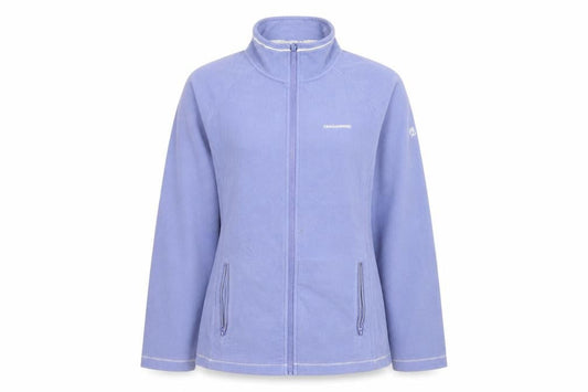 Craghoppers Women Purple Full Zip Fleece Jacket UK 12