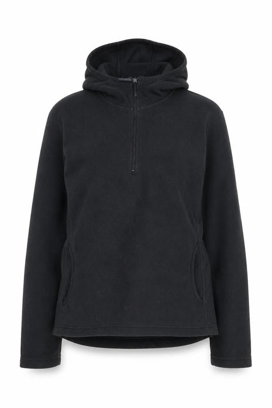 Berghaus Womens Black Fleece 1/2 Zip Hoodie Size 12