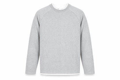 Threadbare Men's Grey Cotton Blend Crew Neck Pullover Jumper M