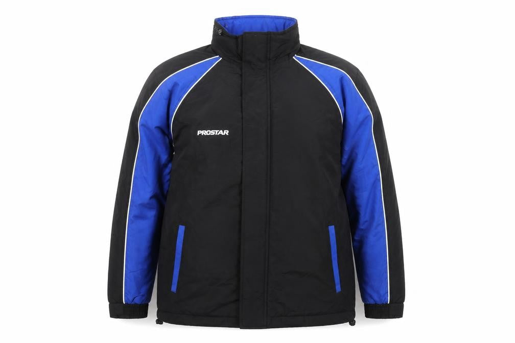Prostar Men's Black Blue L Windbreaker Jacket Waterproof Sports