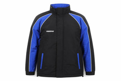 Prostar Men's Black Blue L Windbreaker Jacket Waterproof Sports