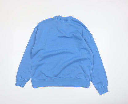 Disney Women’s Blue Stitch Pullover Sweatshirt Size S