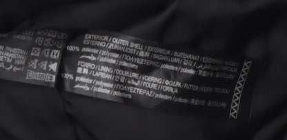 Pull&Bear Men’s Black S Anorak Hooded Jacket Windproof Casual