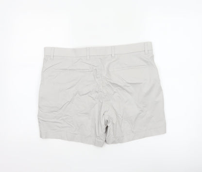 Marks and Spencer Autograph Men's Beige Chino Shorts Size 36 Regular Fit