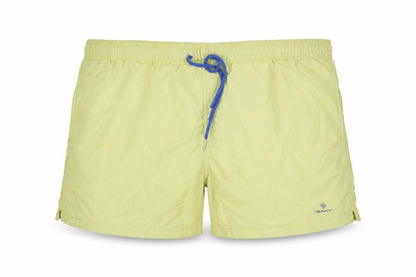 GANT Men's Yellow 2XL Swim Shorts Quick Dry Elastic Waist