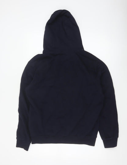 Ben Sherman Men's Navy Cotton Pullover Hoodie Small
