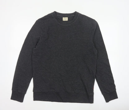 Jack & Jones Men's Grey Pullover Sweatshirt M Regular Fit