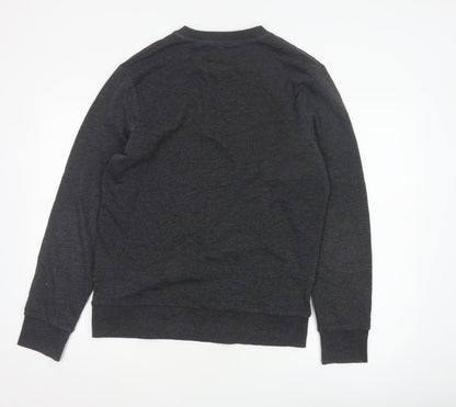 Jack & Jones Men's Grey Pullover Sweatshirt M Regular Fit