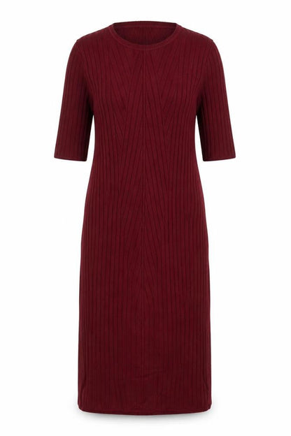 Topshop Maternity Red Knit Bodycon Midi Dress UK 16