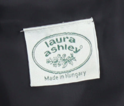 Laura Ashley Women’s Black Silk Long Formal Dress Size 10