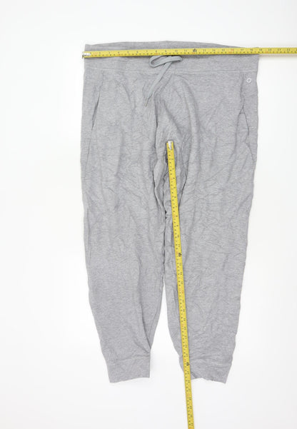 Marks and Spencer Womens Grey Jersey Jogger Trousers Size 18