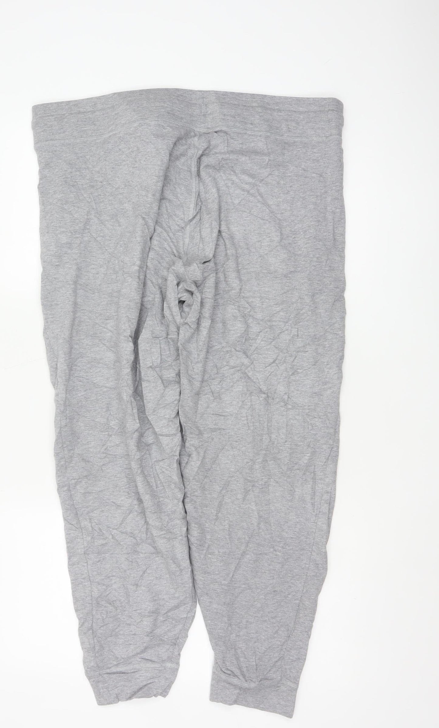 Marks and Spencer Womens Grey Jersey Jogger Trousers Size 18