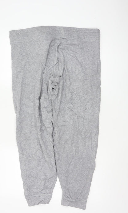 Marks and Spencer Womens Grey Jersey Jogger Trousers Size 18