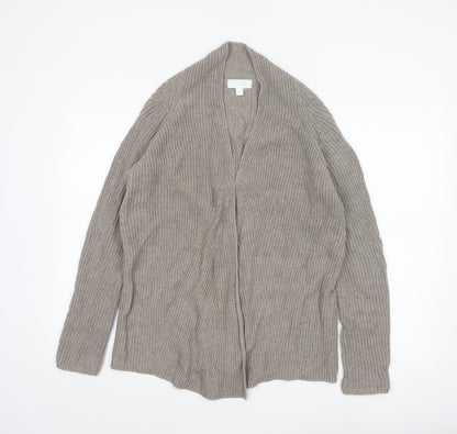 The White Company Women’s Beige Chunky-Knit Cardigan Size 10