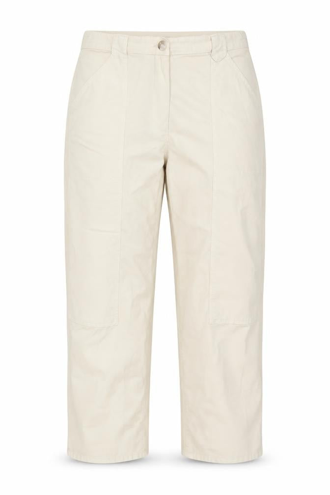 Marks & Spencer Women's Beige Cargo Trousers Size 18 Straight Leg