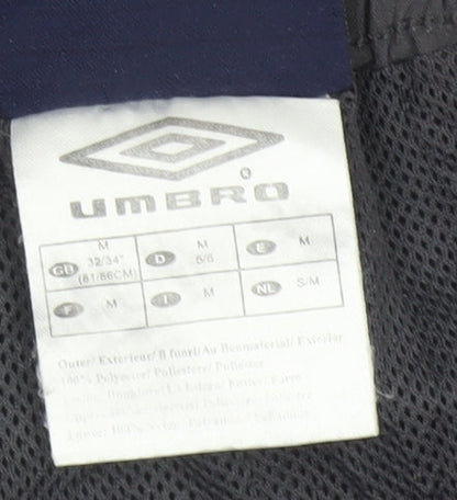 Umbro Men's Grey Blue Cargo Shorts M 32/34 Elastic Waist Sports Style