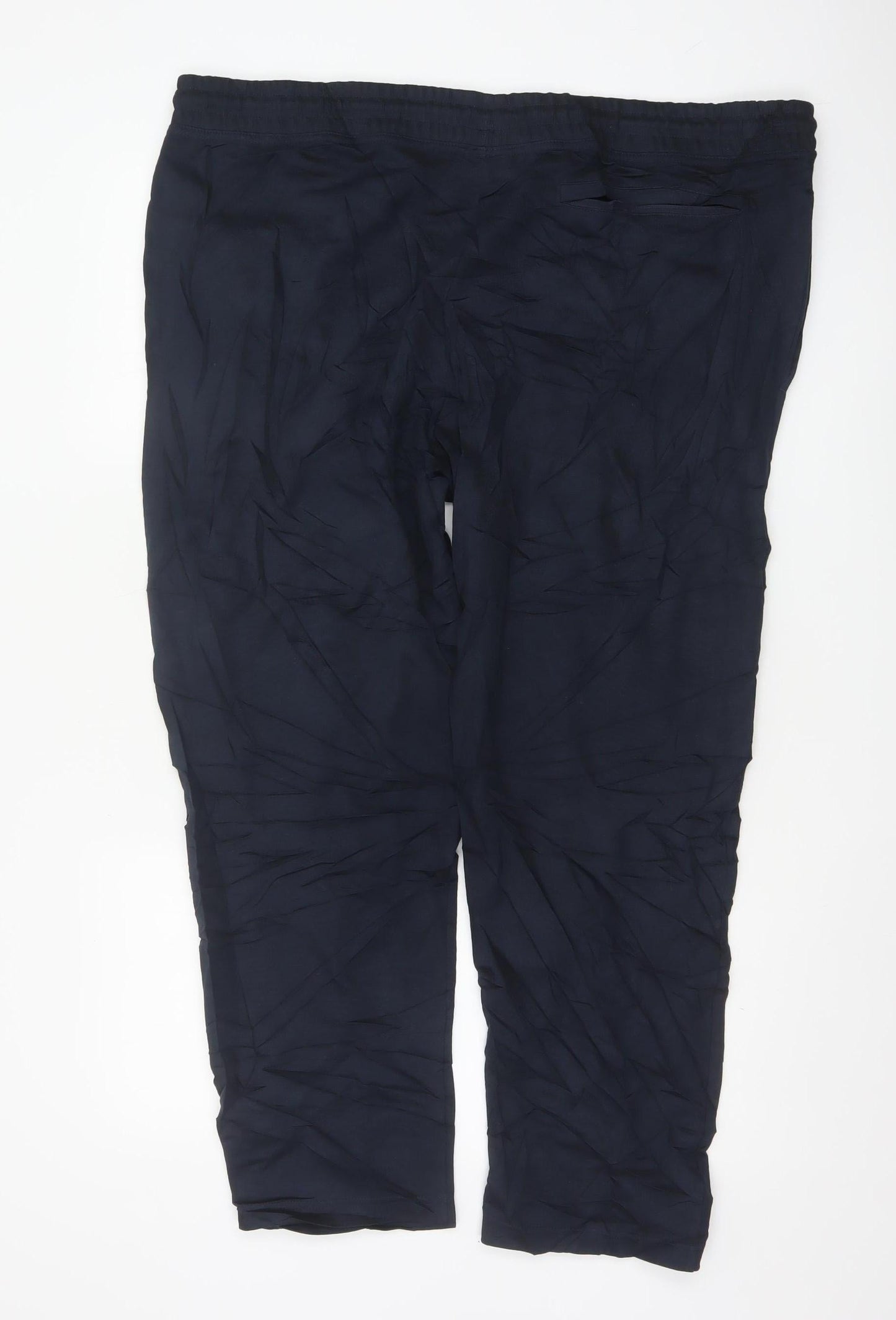Marks and Spencer Men’s Blue 2XL Short Jersey Jogger Trousers