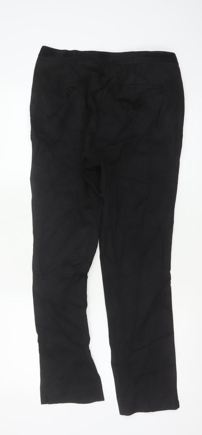 Marks and Spencer Women's Black Slim Trousers Size 12 Long