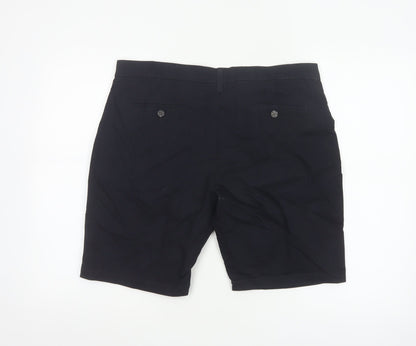 Marks and Spencer Men’s Black 36 Regular Stretch Chino Shorts
