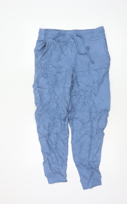 Marks and Spencer Women’s Blue Cotton Jogger Trousers Size 12