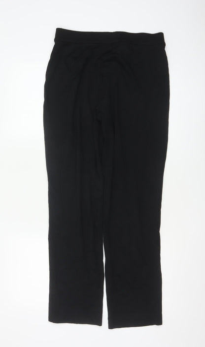 Marks and Spencer Women’s Black Straight Leg Stretch Trousers Size 12