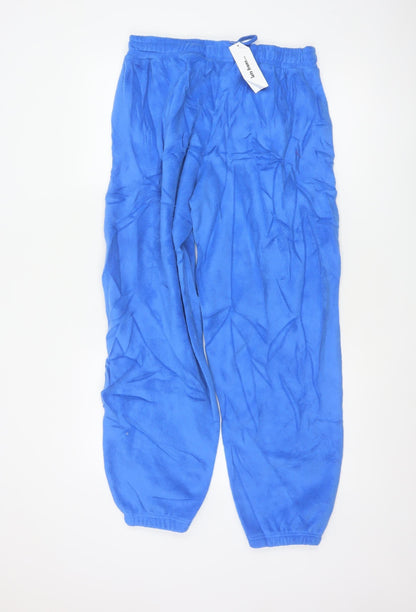 iets frans Women’s Blue Fleece Jogger Trousers Size M