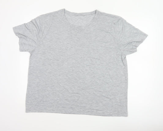 Marks and Spencer Women's Grey Size 18 Basic Short Sleeve T-Shirt
