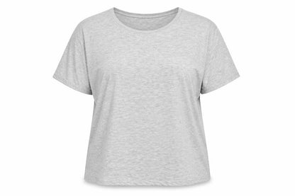 Marks & Spencer Women's Grey Size 18 Basic Short Sleeve T-Shirt