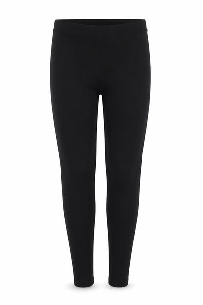 Marks and Spencer Womens Black Size 10 Regular Cotton Leggings
