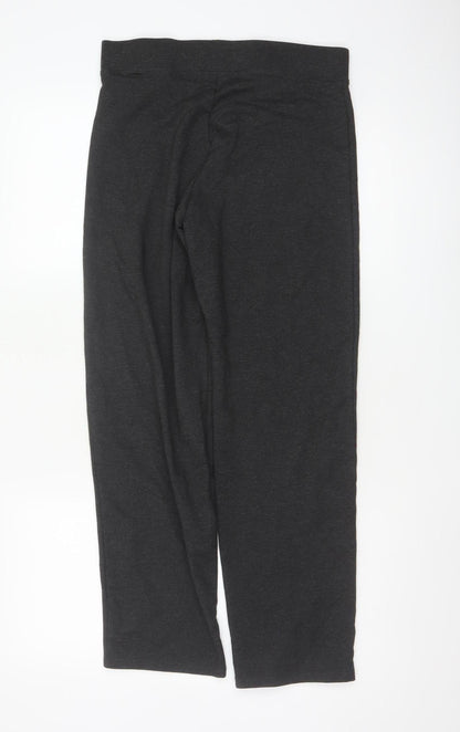 Marks and Spencer Women’s Black Jersey Straight Leg Trousers Size 10