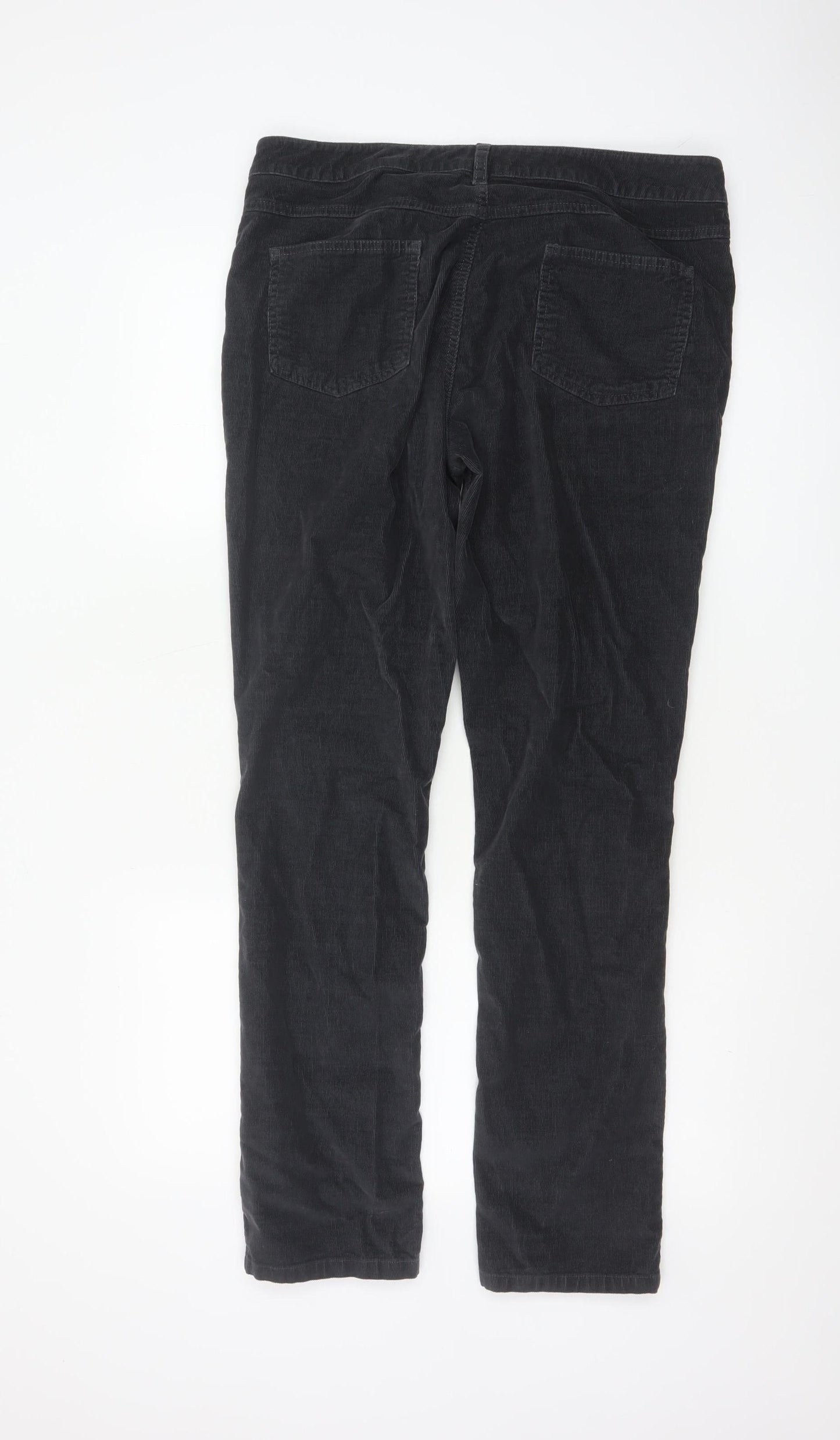 Phase Eight Women’s Black Corduroy Chino Trousers Size 14