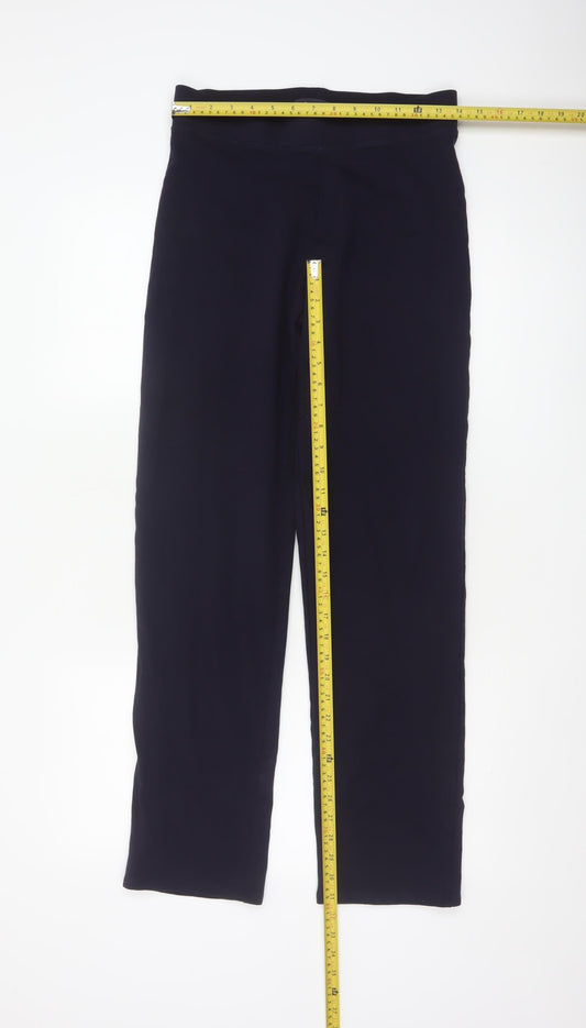 Marks and Spencer Women's Black Size 10L Cotton Stretch Leggings