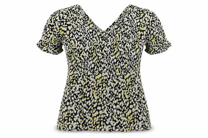 Cerulean by Blue Diamond Women's Multicoloured Floral Rayon Tunic Blouse Size 12