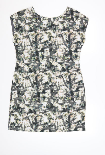 Great Plains Women's Multicoloured V-Neck Sheath Dress M