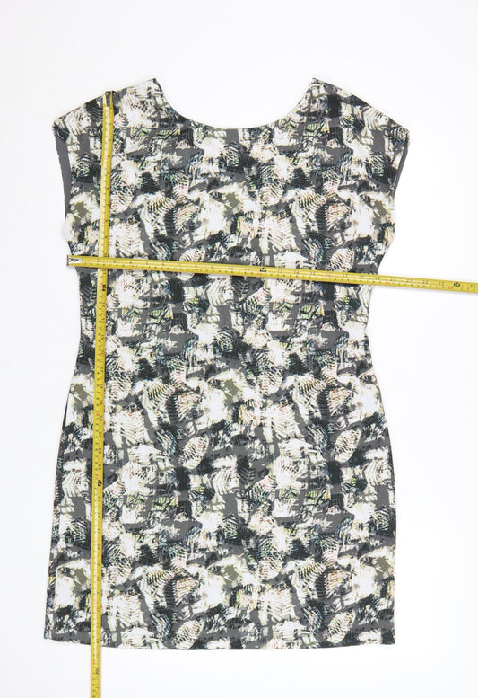 Great Plains Women's Multicoloured V-Neck Sheath Dress M