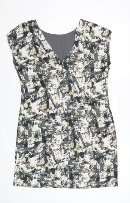 Great Plains Women's Multicoloured V-Neck Sheath Dress M